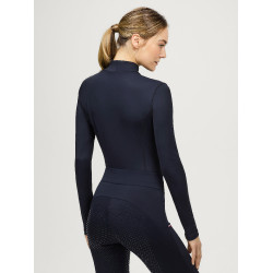 Tommy Hilfiger Equestrian Ava Rollkragen-Polo für Damen Wüstenhimmel Blau Tommy Hilfiger Equestrian Ava Rollkragen-Polo für Damen Wüstenhimmel Blau