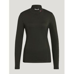 Tommy Hilfiger Equestrian Ava Rollkragen-Polo für Damen Schwarz