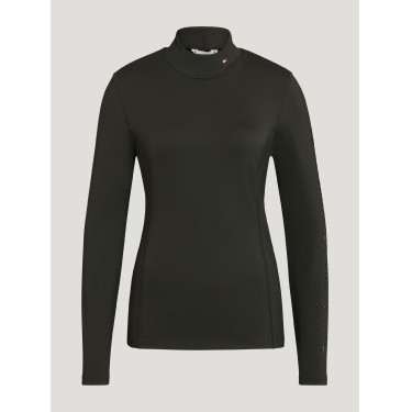 Tommy Hilfiger Equestrian Ava Rollkragen-Polo für Damen Schwarz
