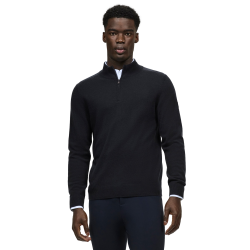 Tommy Hilfiger Equestrian Kaschmirpullover 1/2-Zip Oakfield Herren Wüstenhimmel Blau