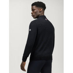 Tommy Hilfiger Equestrian Kaschmirpullover 1/2-Zip Oakfield Herren Wüstenhimmel Blau