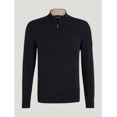 Tommy Hilfiger Equestrian Kaschmirpullover 1/2-Zip Oakfield Herren Wüstenhimmel Blau Tommy Hilfiger Equestrian Kaschmirpullover 1/2-Zip Oakfield Herren Wüstenhimmel Blau