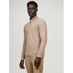 Tommy Hilfiger Equestrian Kaschmirpullover 1/2-Zip Oakfield Herren Maulwurf Braun