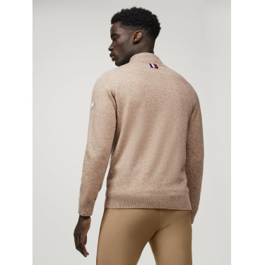 Tommy Hilfiger Equestrian Kaschmirpullover 1/2-Zip Oakfield Herren Maulwurf Braun