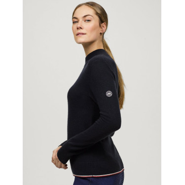 Kaschmirpullover Tommy Hilfiger Equestrian Ellery Damen Wüstenhimmel Blau Kaschmirpullover Tommy Hilfiger Equestrian Ellery Damen Wüstenhimmel Blau