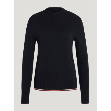 Kaschmirpullover Tommy Hilfiger Equestrian Ellery Damen Wüstenhimmel Blau Kaschmirpullover Tommy Hilfiger Equestrian Ellery Damen Wüstenhimmel Blau