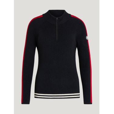 Damen-Tommy-Hilfiger-Equestrian-Kapuzenjacke mit Reißverschluss Carol Wüstenhimmel Blau Damen-Tommy-Hilfiger-Equestrian-Kapuzenjacke mit Reißverschluss Carol Wüstenhimmel Blau