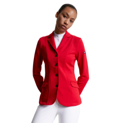 Turnierjacke Tommy Hilfiger Equestrian Hickstead Damen Wildes Rot Turnierjacke Tommy Hilfiger Equestrian Hickstead Damen Wildes Rot