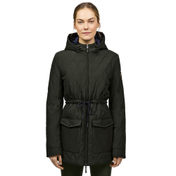Gestepptes Tommy Hilfiger Equestrian Forest Damenjacket Schwarz
