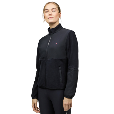 Damen-Fleecejacke Tommy Hilfiger Equestrian Huntington Wüstenhimmel Blau Damen-Fleecejacke Tommy Hilfiger Equestrian Huntington Wüstenhimmel Blau