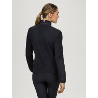 Damen-Fleecejacke Tommy Hilfiger Equestrian Huntington Wüstenhimmel Blau