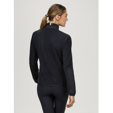 Damen-Fleecejacke Tommy Hilfiger Equestrian Huntington Wüstenhimmel Blau Damen-Fleecejacke Tommy Hilfiger Equestrian Huntington Wüstenhimmel Blau