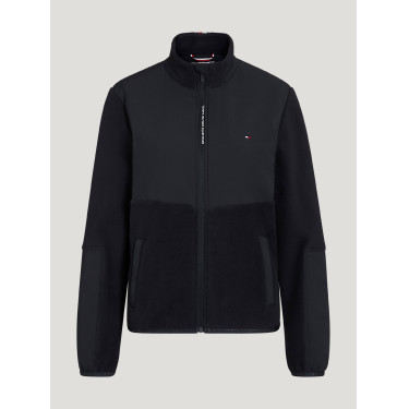 Damen-Fleecejacke Tommy Hilfiger Equestrian Huntington Wüstenhimmel Blau Damen-Fleecejacke Tommy Hilfiger Equestrian Huntington Wüstenhimmel Blau