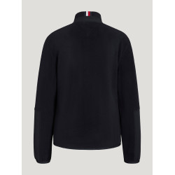 Damen-Fleecejacke Tommy Hilfiger Equestrian Huntington Wüstenhimmel Blau