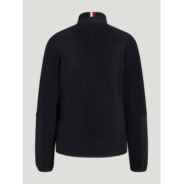 Damen-Fleecejacke Tommy Hilfiger Equestrian Huntington Wüstenhimmel Blau Damen-Fleecejacke Tommy Hilfiger Equestrian Huntington Wüstenhimmel Blau