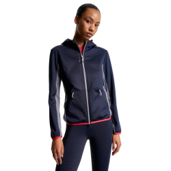 Damen-Softshelljacke Tommy Hilfiger Equestrian London Wüstenhimmel Blau Damen-Softshelljacke Tommy Hilfiger Equestrian London Wüstenhimmel Blau