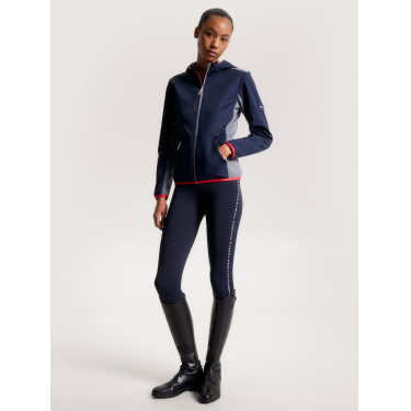 Damen-Softshelljacke Tommy Hilfiger Equestrian London Wüstenhimmel Blau Damen-Softshelljacke Tommy Hilfiger Equestrian London Wüstenhimmel Blau