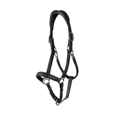 Extraweiches Lederhalfter Working By Dy'on Schwarz Extraweiches Lederhalfter Working By Dy'on Schwarz