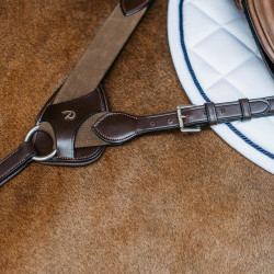 Brustblatt 5-Punkt mit Elastik New English Collection Dy'on Braun Brustblatt 5-Punkt mit Elastik New English Collection Dy'on Braun