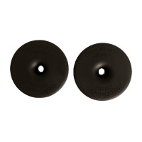 Grooming Deluxe Silikon-Gebissringe von Kentucky Schwarz