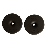 Grooming Deluxe Silikon-Gebissringe von Kentucky Schwarz