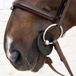 Grooming Deluxe Silikon-Gebissringe von Kentucky Schwarz