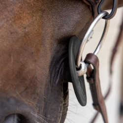 Grooming Deluxe Silikon-Gebissringe von Kentucky Schwarz