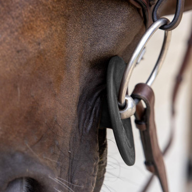 Grooming Deluxe Silikon-Gebissringe von Kentucky Schwarz