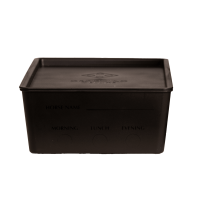 Futterbox mit Deckel Grooming Deluxe von Kentucky Schwarz