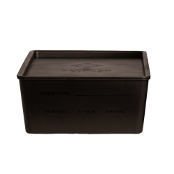 Futterbox mit Deckel Grooming Deluxe von Kentucky Schwarz Futterbox mit Deckel Grooming Deluxe von Kentucky Schwarz