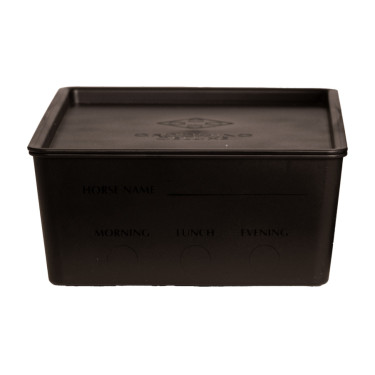 Futterbox mit Deckel Grooming Deluxe von Kentucky Schwarz