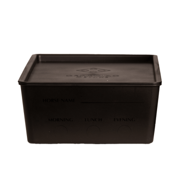 Futterbox mit Deckel Grooming Deluxe von Kentucky Schwarz Futterbox mit Deckel Grooming Deluxe von Kentucky Schwarz