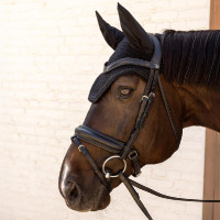 Fliegenhaube Kentucky Wellington Velvet Mini Perlen Schwarz Fliegenhaube Kentucky Wellington Velvet Mini Perlen Schwarz