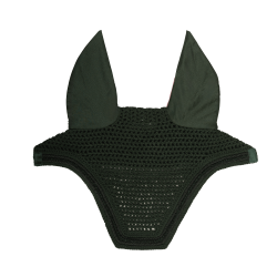 Fliegenhaube Kentucky Wellington Velvet Mini Perlen Tannengrün Gr&uuml;n