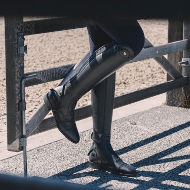 Dy’on Slim-Schnürstiefel in Größe 36/40 Schwarz