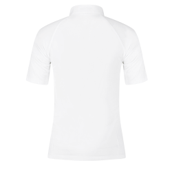 Kentucky Classic Turniershirt Damen mit glitzerndem Reißverschluss, kurzärmlig Weiß Weiß Kentucky Classic Turniershirt Damen mit glitzerndem Reißverschluss, kurzärmlig Weiß Weiß