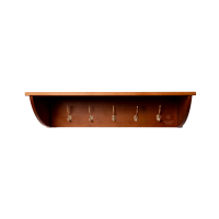 Helmablage mit 5 Haken Grooming Deluxe by Kentucky Holz Beige