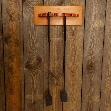 Runder Gertenhalter Grooming Deluxe von Kentucky Holz Beige