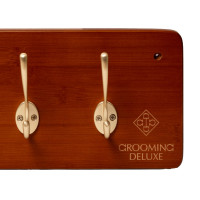 Kentucky Grooming Deluxe Sattelgurt- und Jackenhalter mit 10 Haken Holz Beige Kentucky Grooming Deluxe Sattelgurt- und Jackenhalter mit 10 Haken Holz Beige