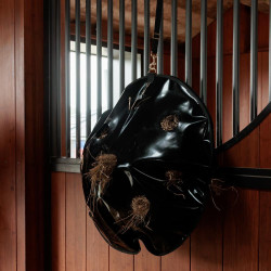 Heutasche Play & Rund-Slowfeeder Grooming Deluxe von Kentucky Schwarz