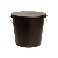 Deluxe-Putzset-Eimer mit Deckel von Kentucky Schwarz