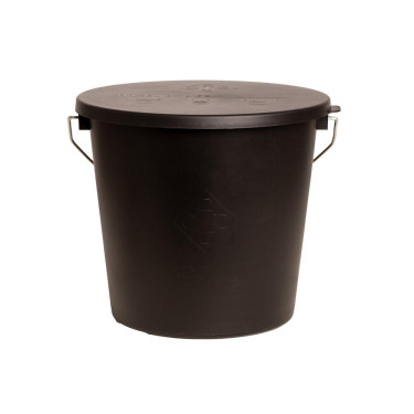 Deluxe-Putzset-Eimer mit Deckel von Kentucky Schwarz