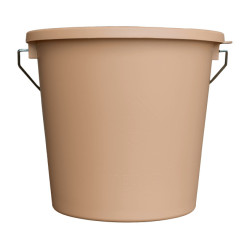 Deluxe-Putzset-Eimer mit Deckel von Kentucky Beige