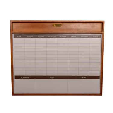 Magnetische Stalltafel mit Rahmen Grooming Deluxe by Kentucky Holz Beige