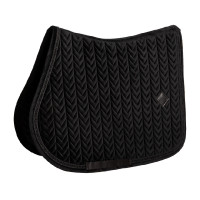 Kentucky Sattelpad Velvet Mini Pearls Jumping Schwarz