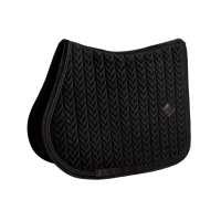 Kentucky Sattelpad Velvet Mini Pearls Jumping Schwarz