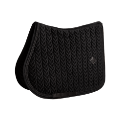 Kentucky Sattelpad Velvet Mini Pearls Jumping Schwarz