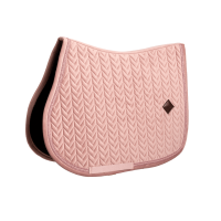 Kentucky Sattelpad Velvet Mini Pearls Jumping Altrosa