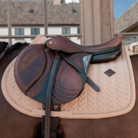 Kentucky Sattelpad Velvet Mini Pearls Jumping Schwarz