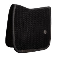 Kentucky Sattelpad Velvet Mini Pearls Dressur Schwarz Kentucky Sattelpad Velvet Mini Pearls Dressur Schwarz